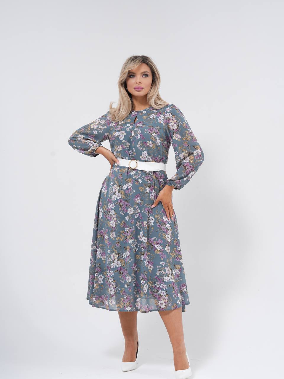 Платье из шифона